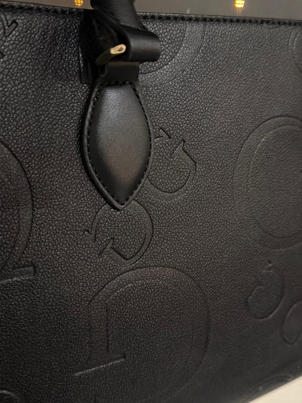 Guess Black Embossed Logo Tote